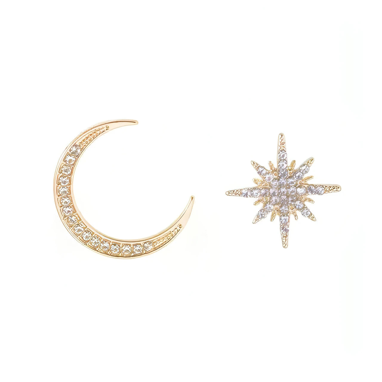 Star and Moon Drop Earrings - Allure SocietyEarrings