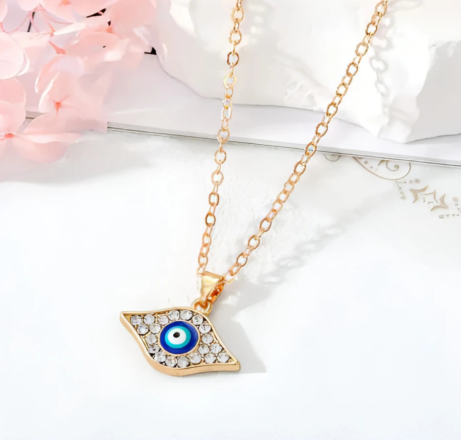 Turkish Evil Eye Necklace - Allure SocietyNecklaces