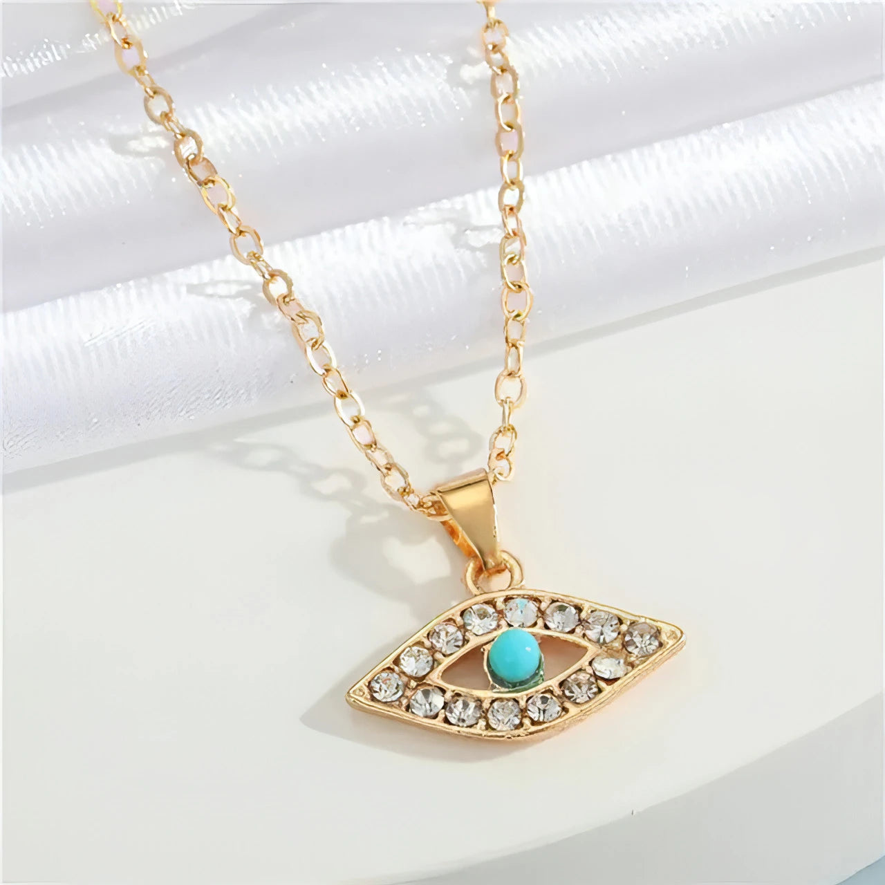 Turkish Evil Eye Necklace - Allure SocietyNecklaces