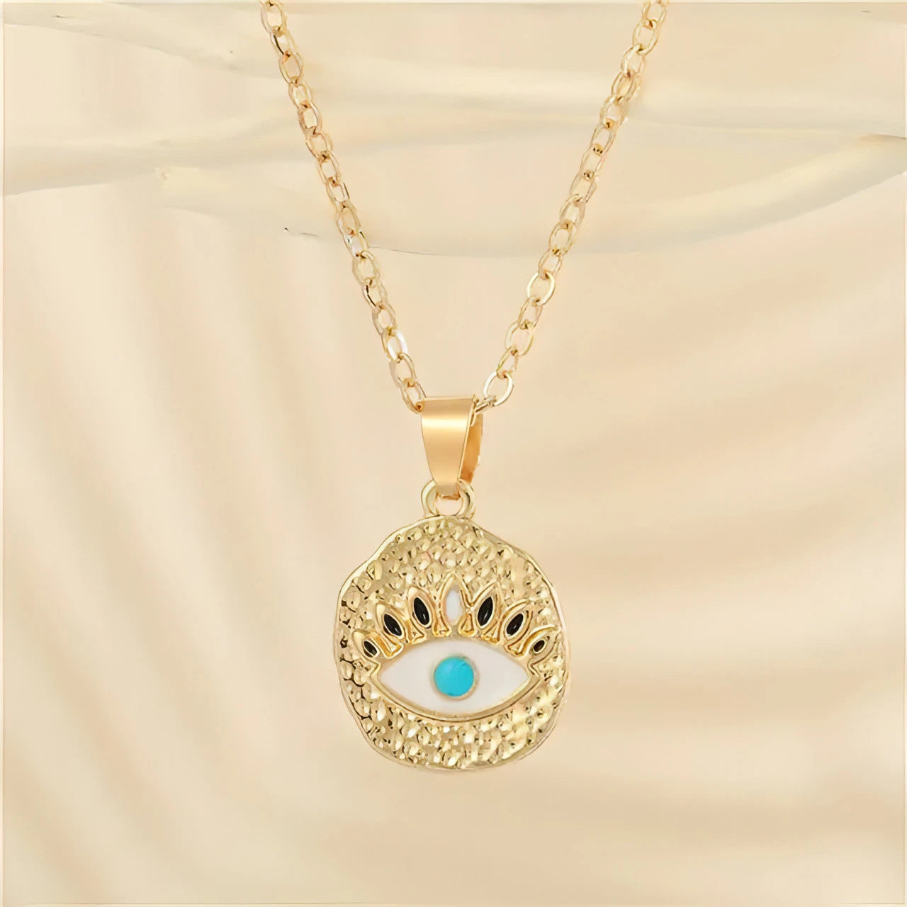 Turkish Evil Eye Necklace - Allure SocietyNecklaces