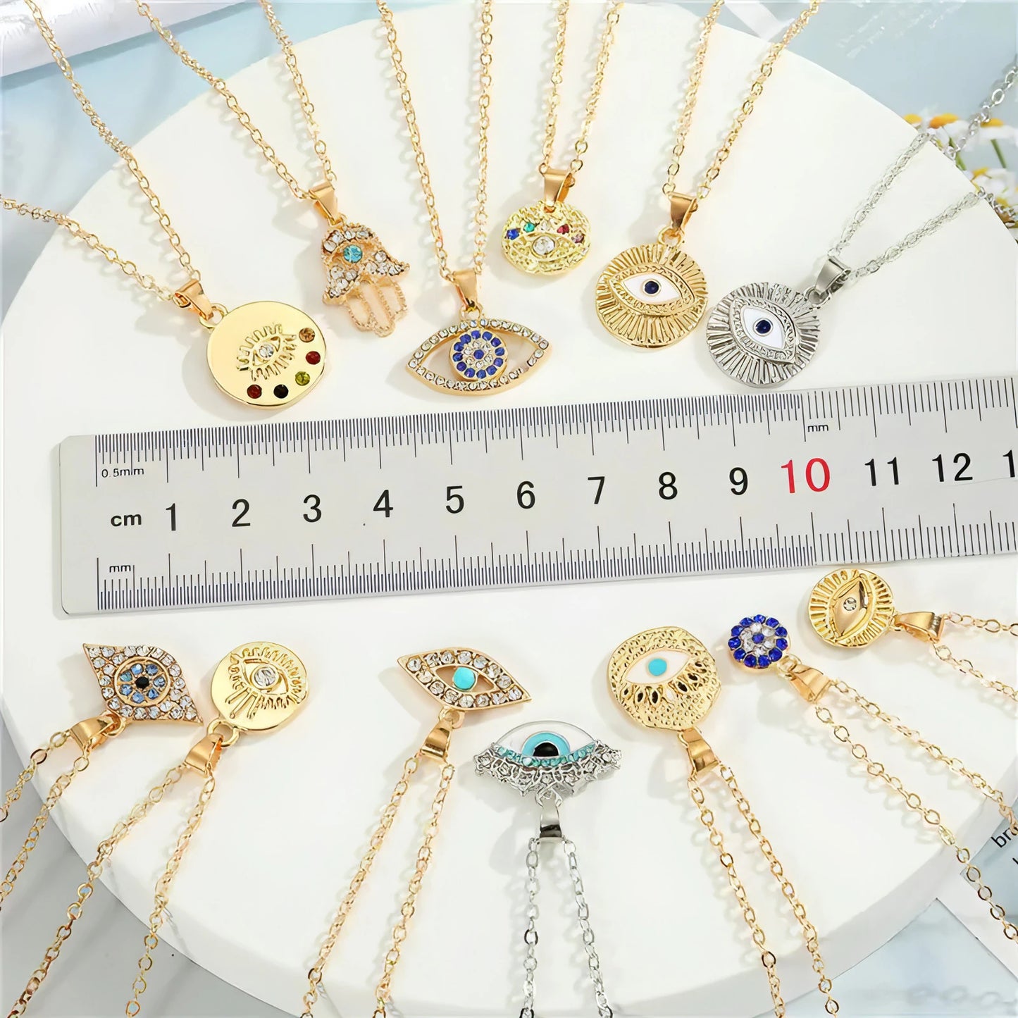 Turkish Evil Eye Necklace - Allure SocietyNecklaces