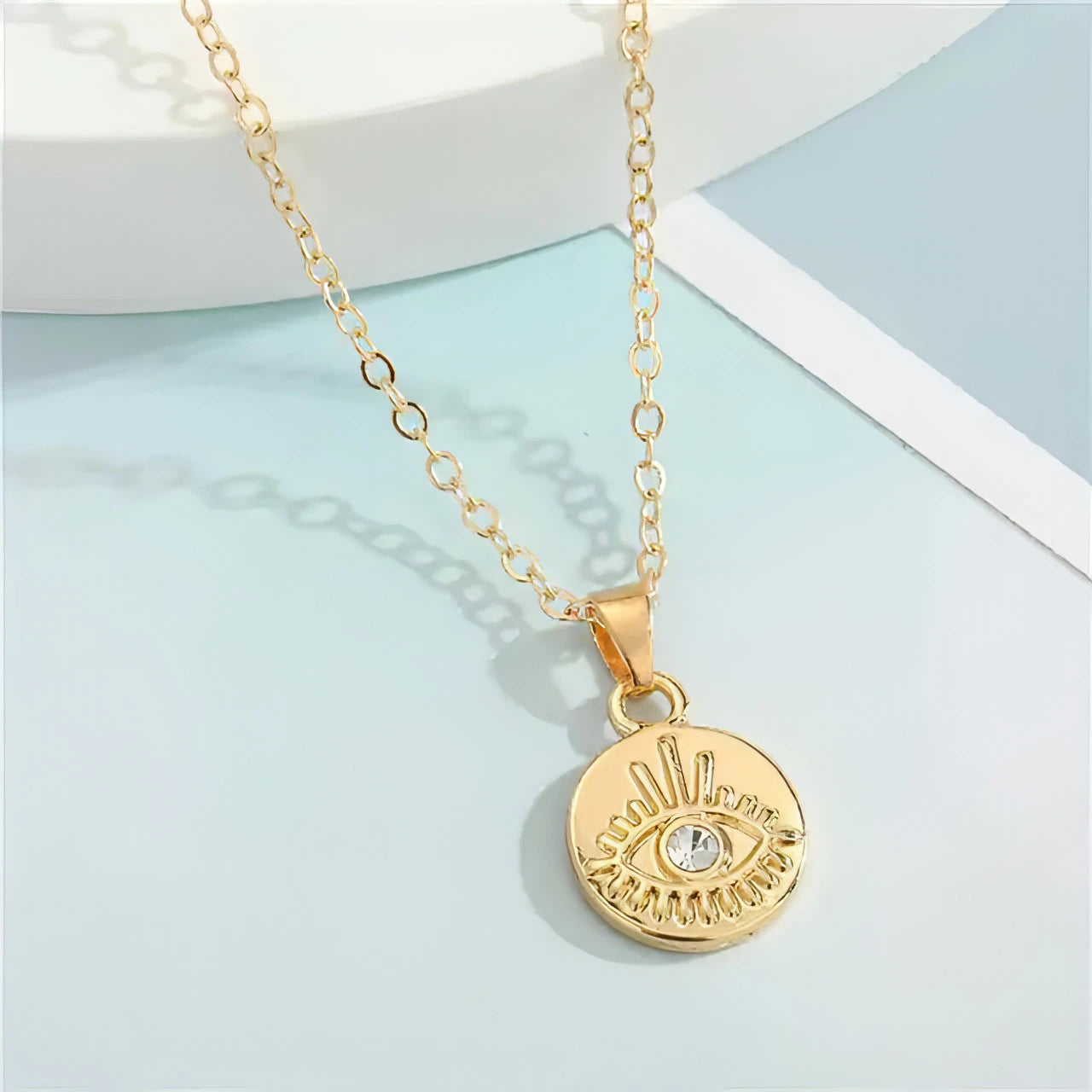 Turkish Evil Eye Necklace - Allure SocietyNecklaces