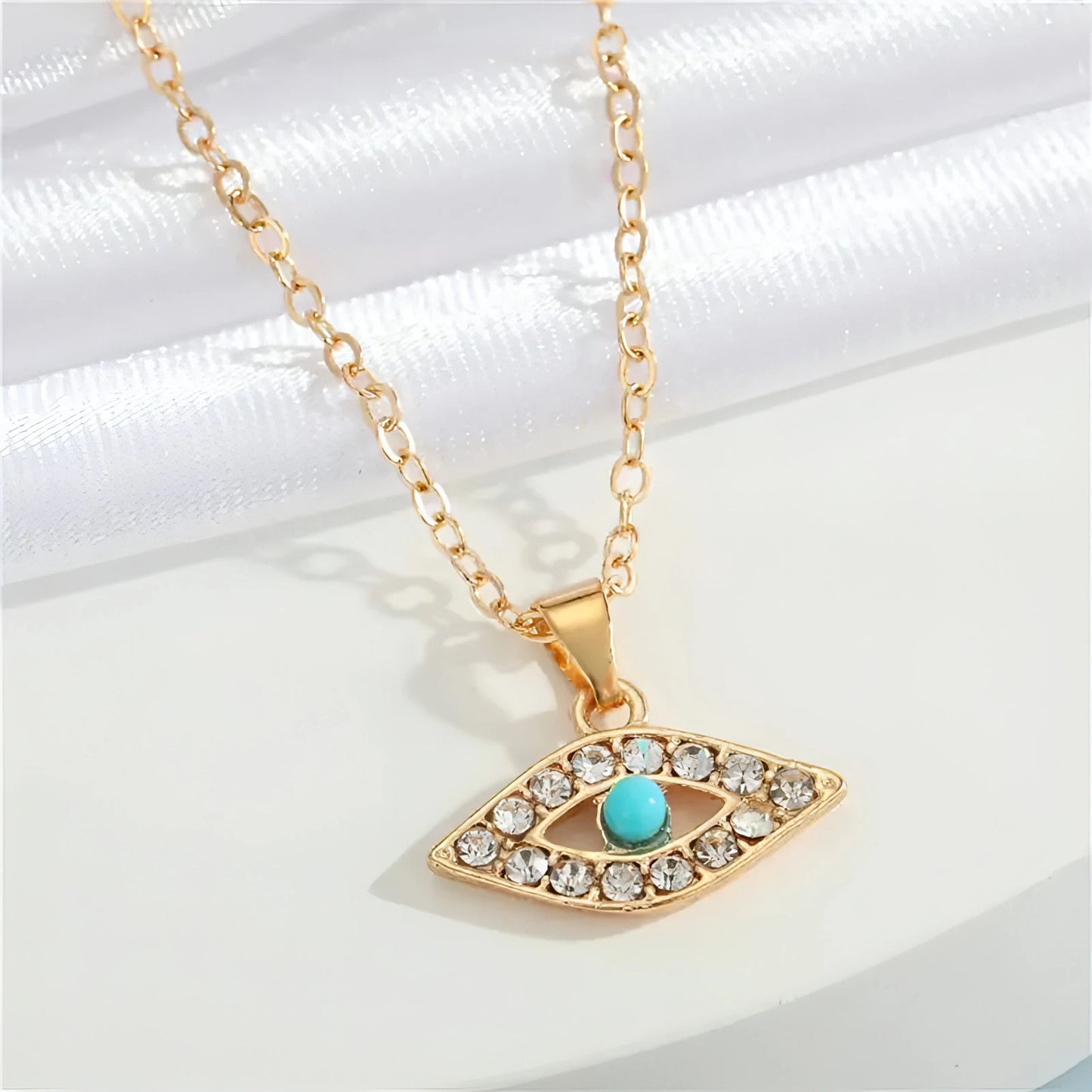 Turkish Evil Eye Necklace - Allure SocietyNecklaces