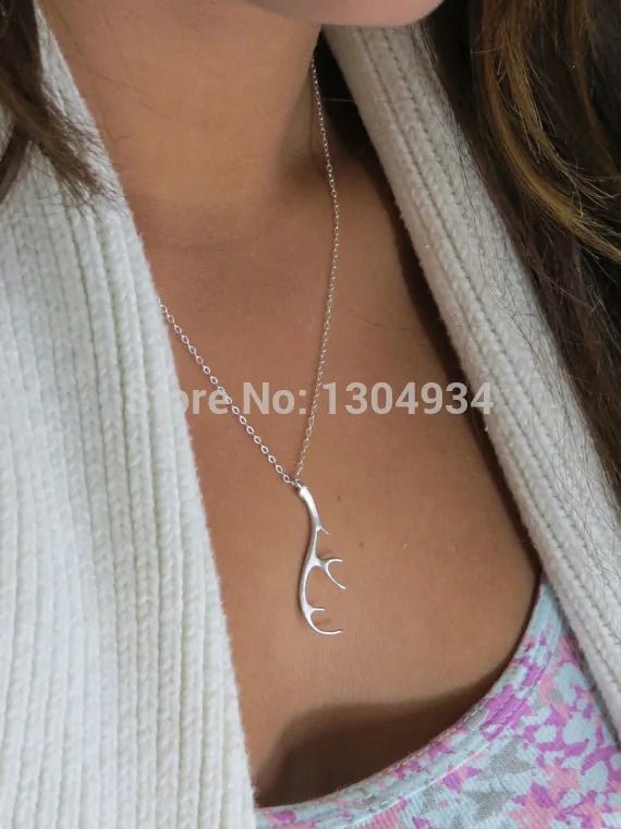 Vintage Deer Antler Necklace - Allure SocietyNecklaces