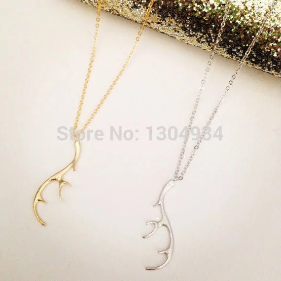Vintage Deer Antler Necklace - Allure SocietyNecklaces