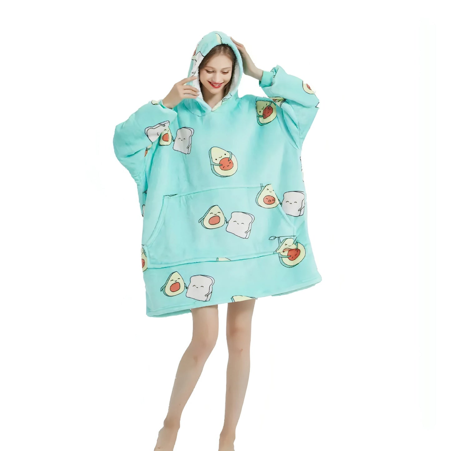 Winter Blanket Hoodie Soft Warm Sweatshirt - Allure SocietyLoungewear One Piece's