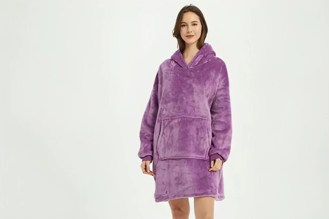 Winter Blanket Hoodie Soft Warm Sweatshirt - Allure SocietyLoungewear One Piece's
