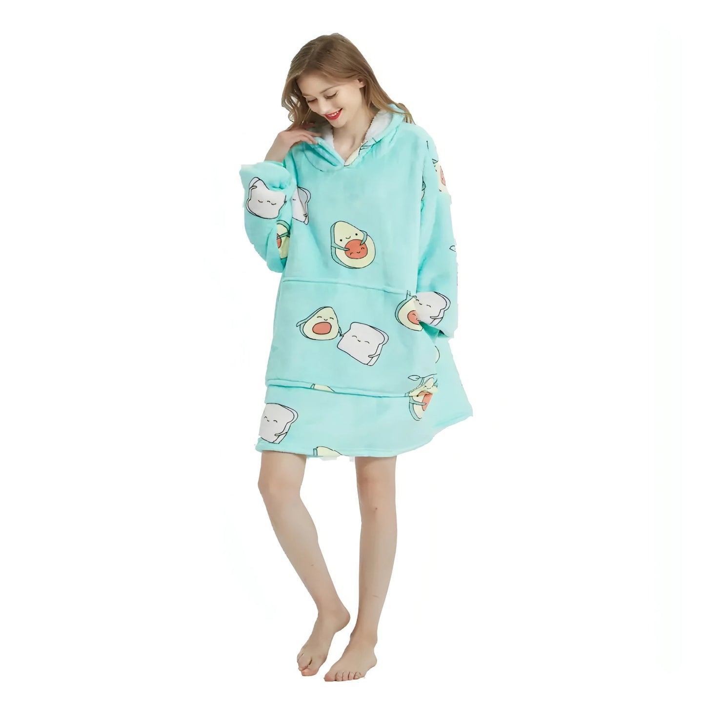 Winter Blanket Hoodie Soft Warm Sweatshirt - Allure SocietyLoungewear One Piece's