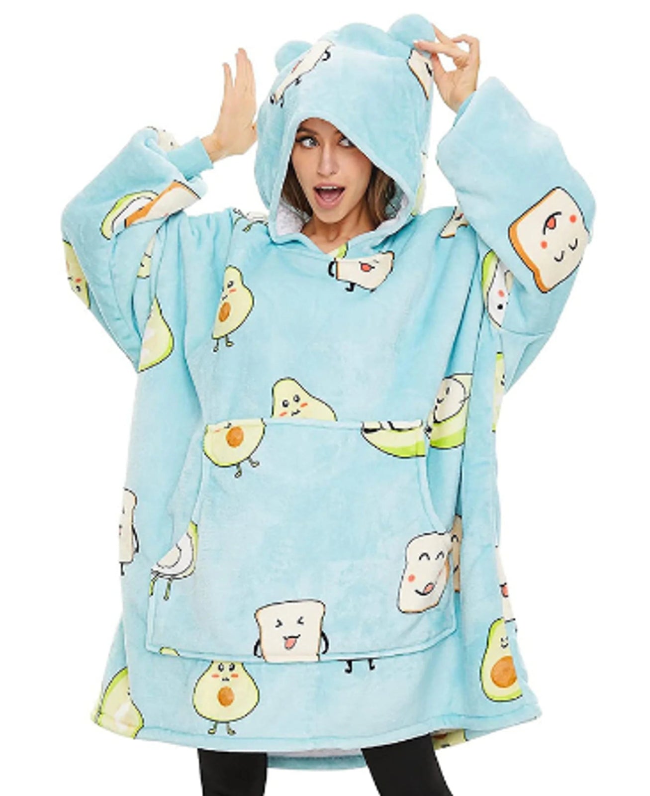 Winter Blanket Hoodie Soft Warm Sweatshirt - Allure SocietyLoungewear One Piece's