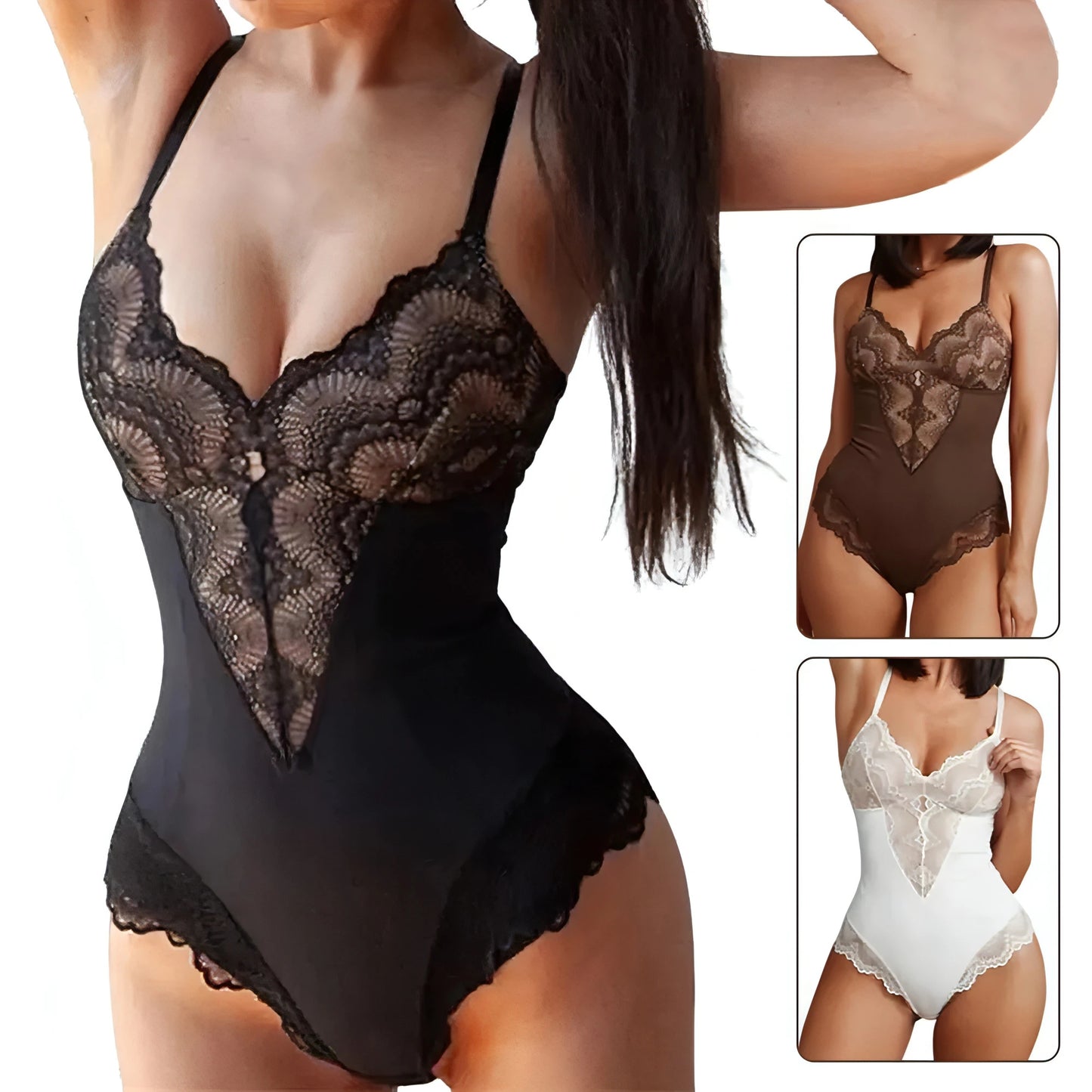 Women's Lace Sexy Body Shaper - Allure SocietyShapewear