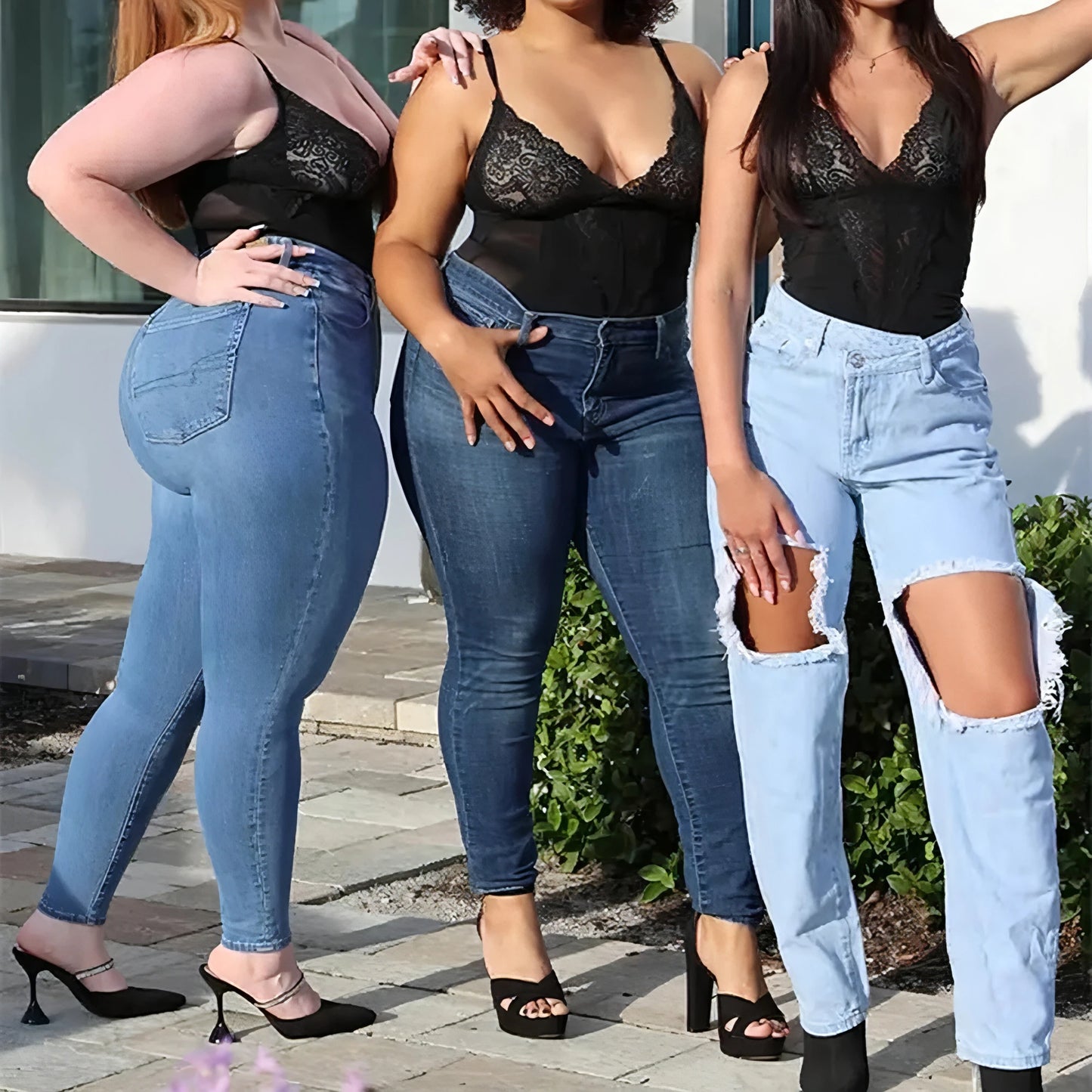 Women's Lace Sexy Body Shaper - Allure SocietyShapewear