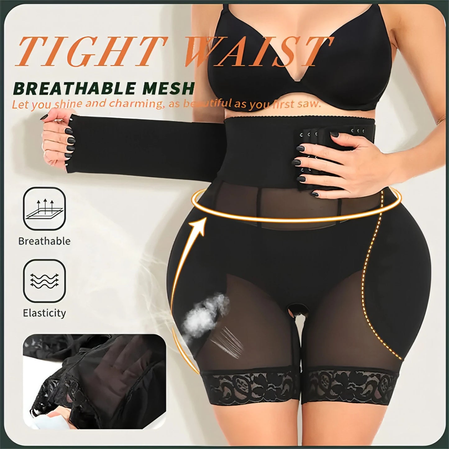 Women's Padded Butt Lifter Panties - Allure SocietyShapewear