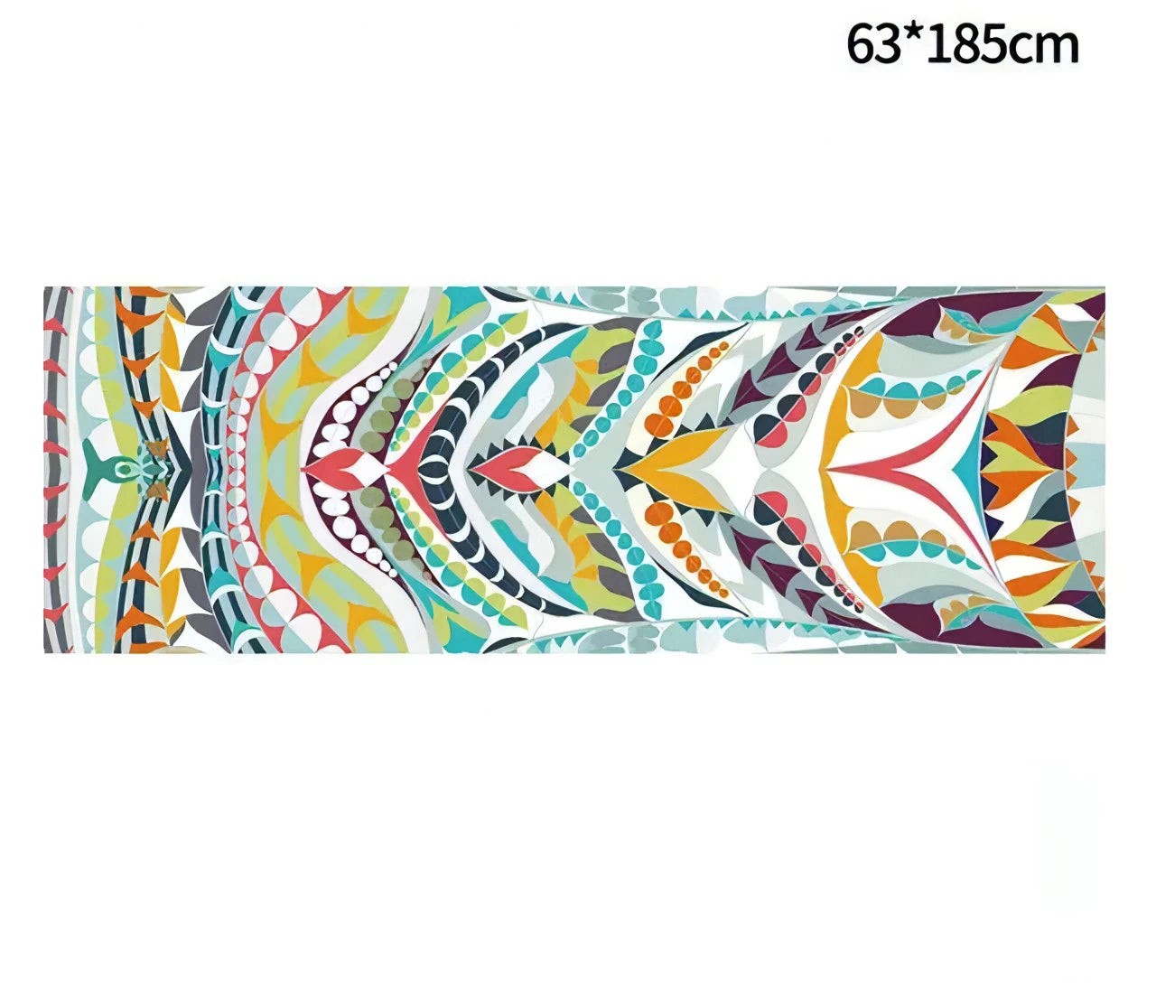 Yoga Mat Towel 185*63cm Printed Yoga Towel Non Slip Fitness Workout Mat Cover for Pilates Gym Yoga Blankets - Allure SocietyYoga Towel and Blankets