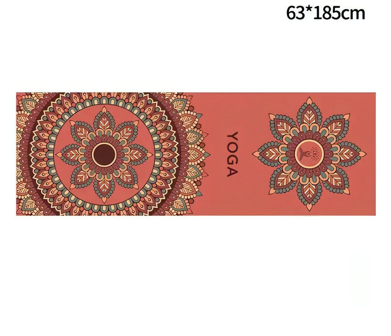 Yoga Mat Towel 185*63cm Printed Yoga Towel Non Slip Fitness Workout Mat Cover for Pilates Gym Yoga Blankets - Allure SocietyYoga Towel and Blankets