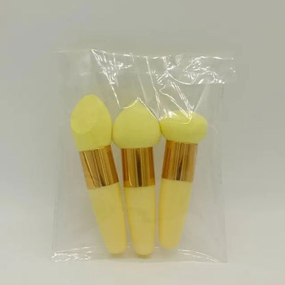 3Pcs Women Mushroom Head Brush Set - Allure SocietyMakeup Brush Set