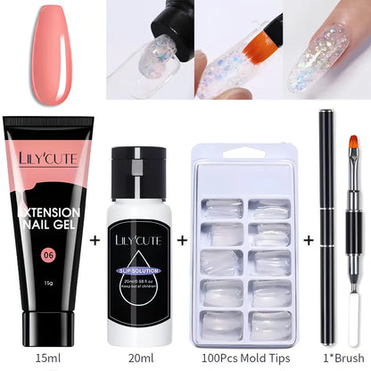 Extension Gel Set - Allure SocietyFalse Nail Kits and Dryers