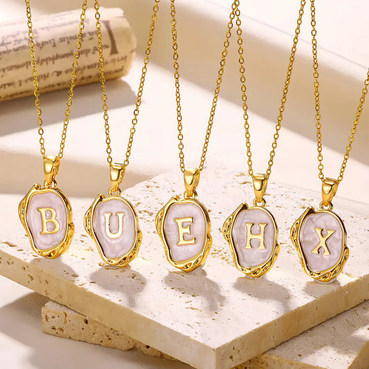 Letters Dimensional Necklace - Allure SocietyNecklaces
