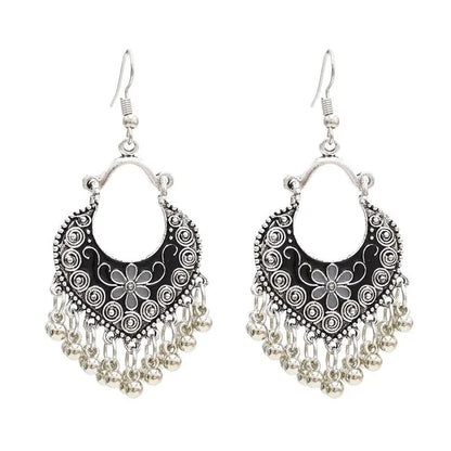 Egypt Vintage Silver Alloy Earrings for Women - Allure Society