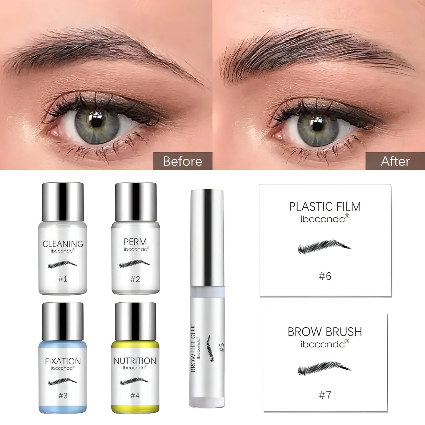 Brow Lamination And Tint Kit - Allure SocietyEyebrows