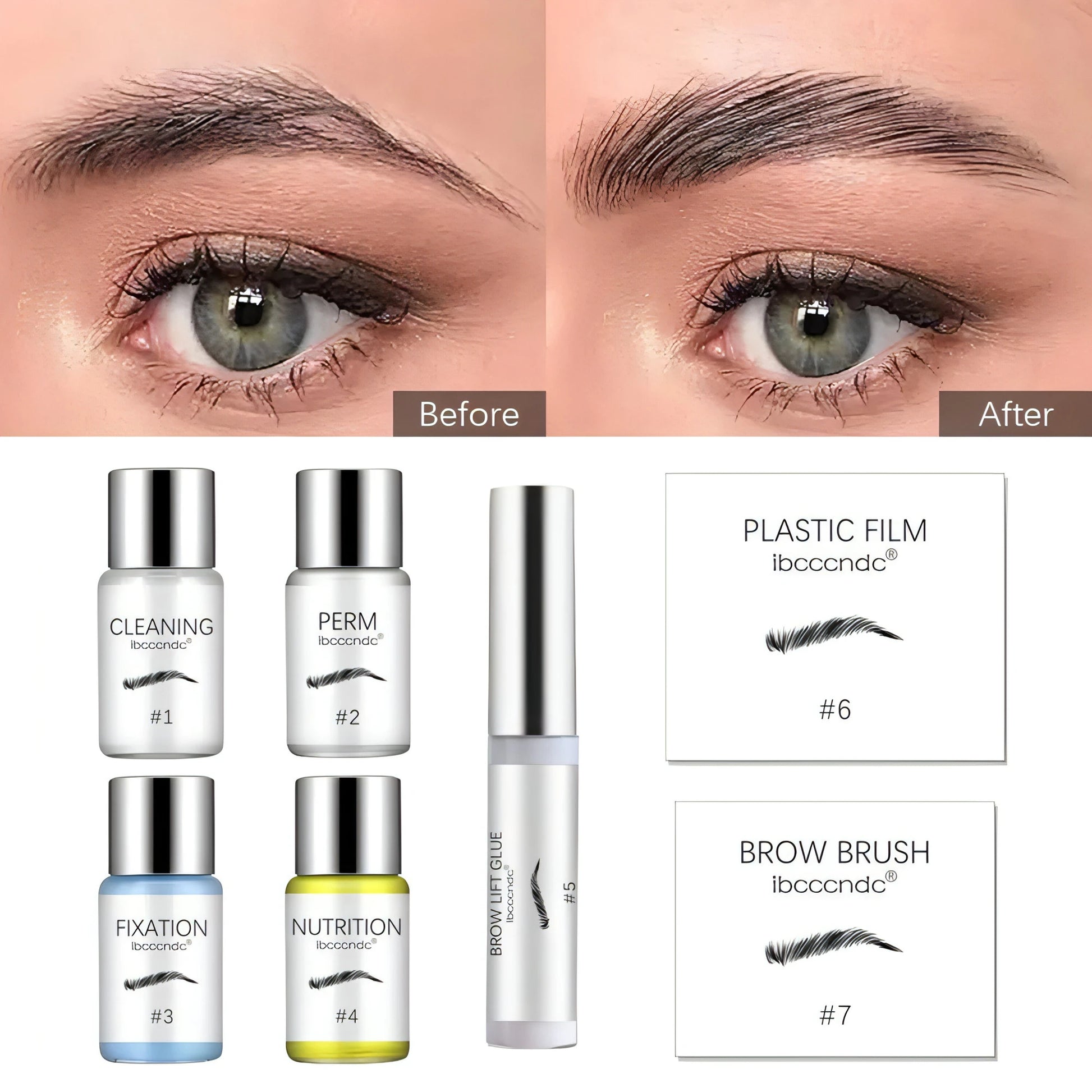Brow Lamination And Tint Kit - Allure SocietyEyebrows