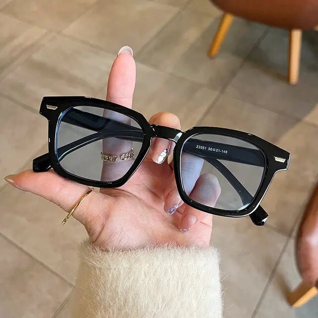 Clear Lens Square UV400 Sunglasses - Allure SocietyUV Sunglasses