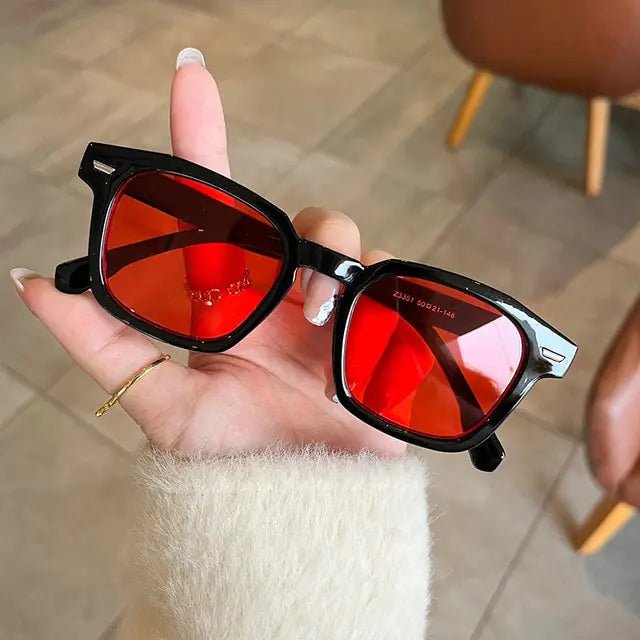 Clear Lens Square UV400 Sunglasses - Allure SocietyUV Sunglasses