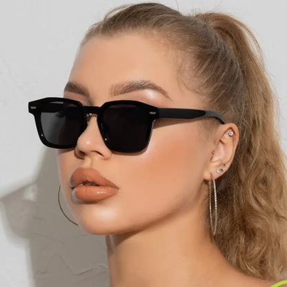 Clear Lens Square UV400 Sunglasses - Allure SocietyUV Sunglasses