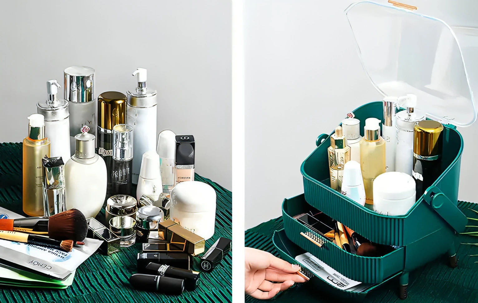 Complete Luxury Cosmetic Storage - Allure SocietyMakeup Storage