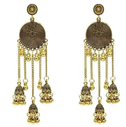 Egypt Vintage Silver Alloy Earrings for Women - Allure Society
