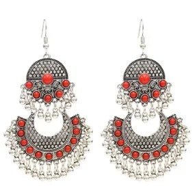 Egypt Vintage Silver Alloy Earrings for Women - Allure Society