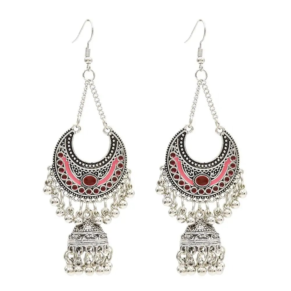 Egypt Vintage Silver Alloy Earrings for Women - Allure Society
