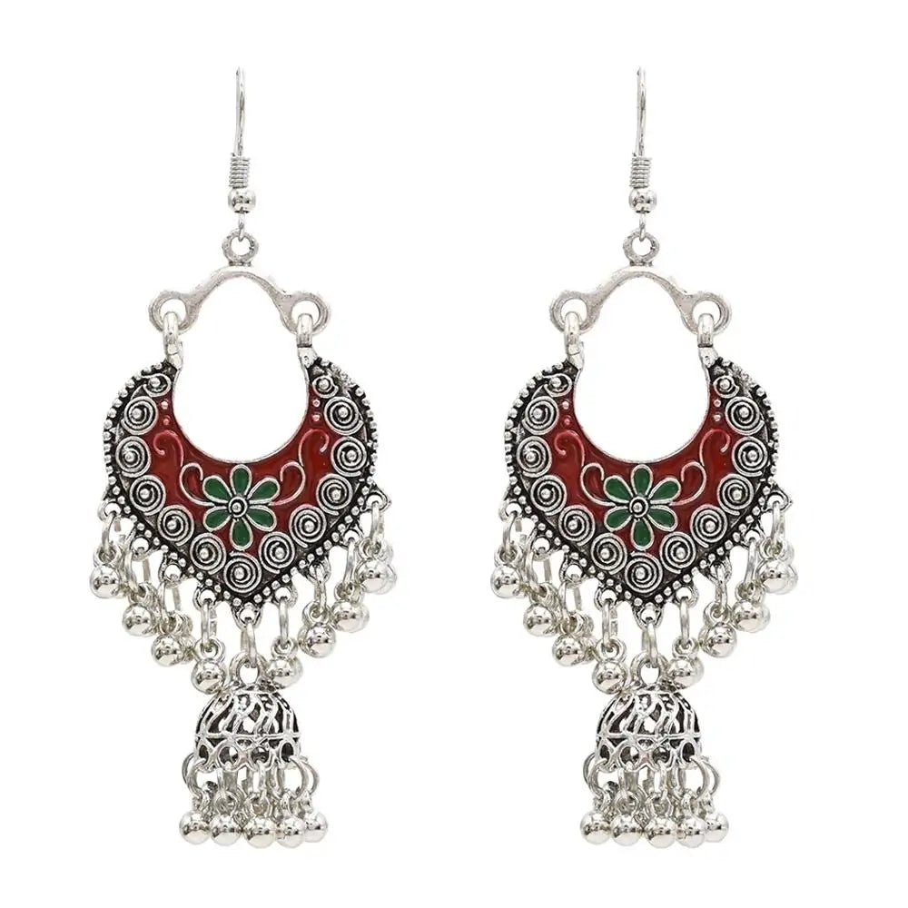 Egypt Vintage Silver Alloy Earrings for Women - Allure Society