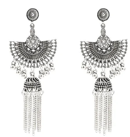 Egypt Vintage Silver Alloy Earrings for Women - Allure Society