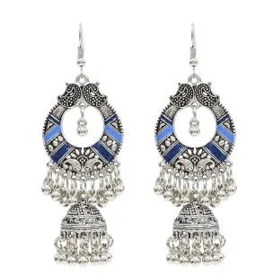 Egypt Vintage Silver Alloy Earrings for Women - Allure Society