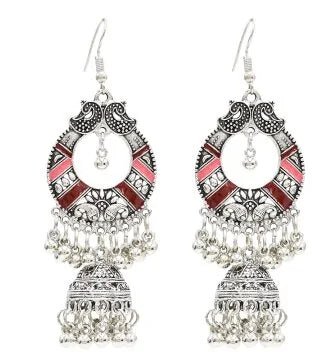 Egypt Vintage Silver Alloy Earrings for Women - Allure Society