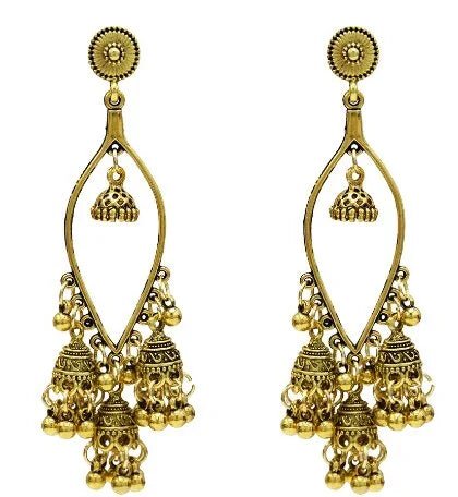 Egypt Vintage Silver Alloy Earrings for Women - Allure Society