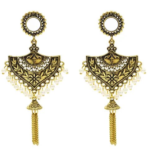 Egypt Vintage Silver Alloy Earrings for Women - Allure Society