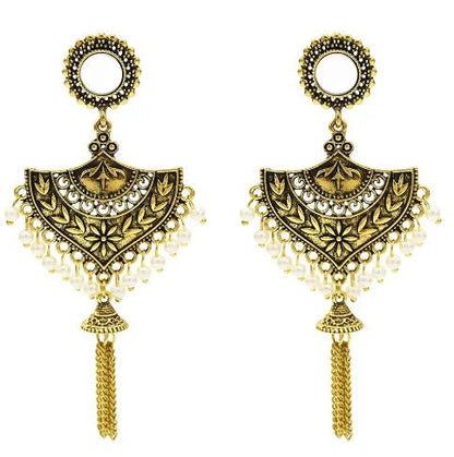 Egypt Vintage Silver Alloy Earrings for Women - Allure Society