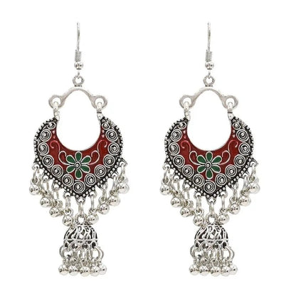 Egypt Vintage Silver Alloy Earrings for Women - Allure Society
