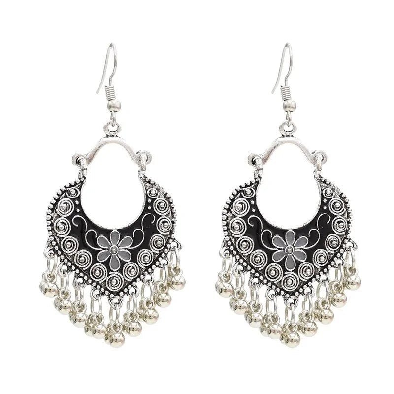 Egypt Vintage Silver Alloy Earrings for Women - Allure Society
