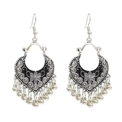 Egypt Vintage Silver Alloy Earrings for Women - Allure Society