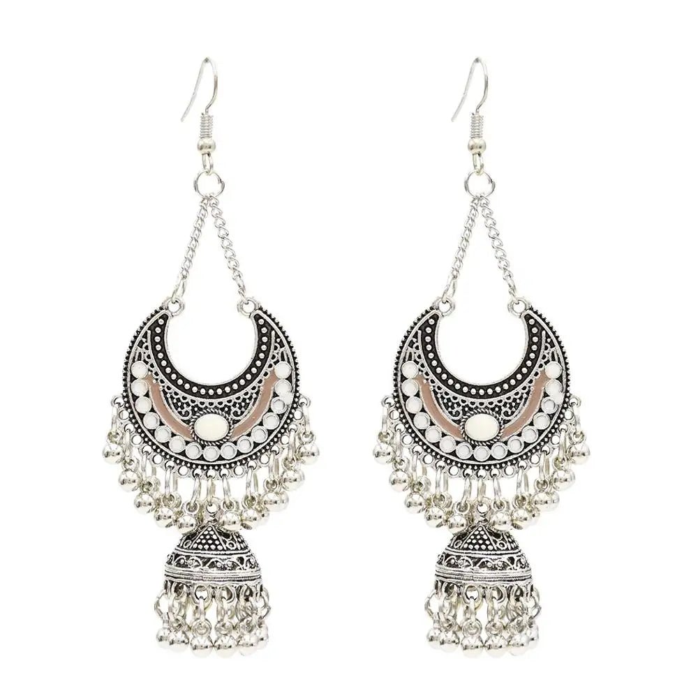 Egypt Vintage Silver Alloy Earrings for Women - Allure Society