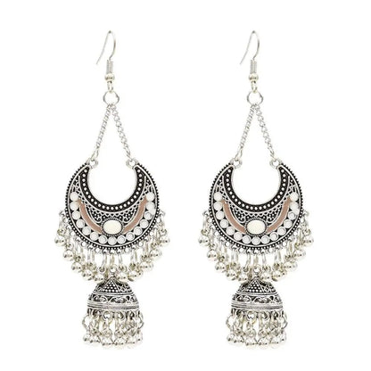 Egypt Vintage Silver Alloy Earrings for Women - Allure Society