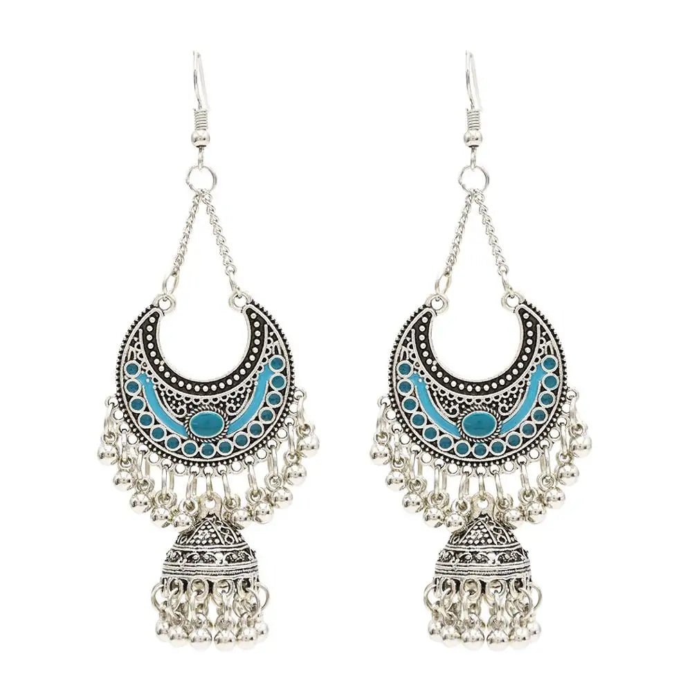 Egypt Vintage Silver Alloy Earrings for Women - Allure Society