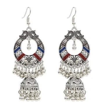 Egypt Vintage Silver Alloy Earrings for Women - Allure Society