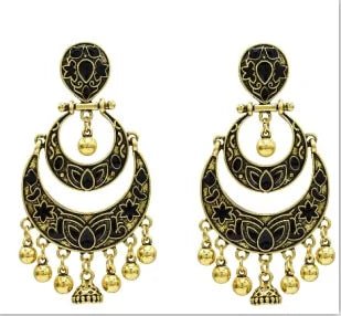 Egypt Vintage Silver Alloy Earrings for Women - Allure Society