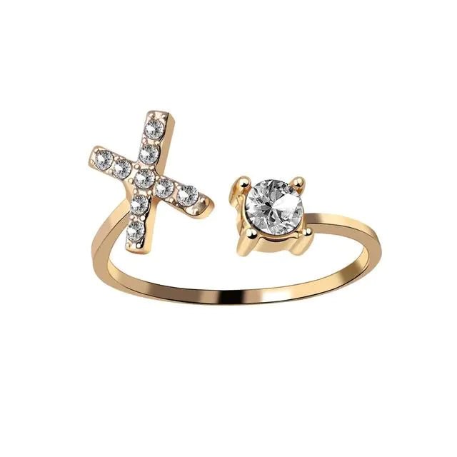 Adjustable Initial Letter Rings - Allure SocietyRings