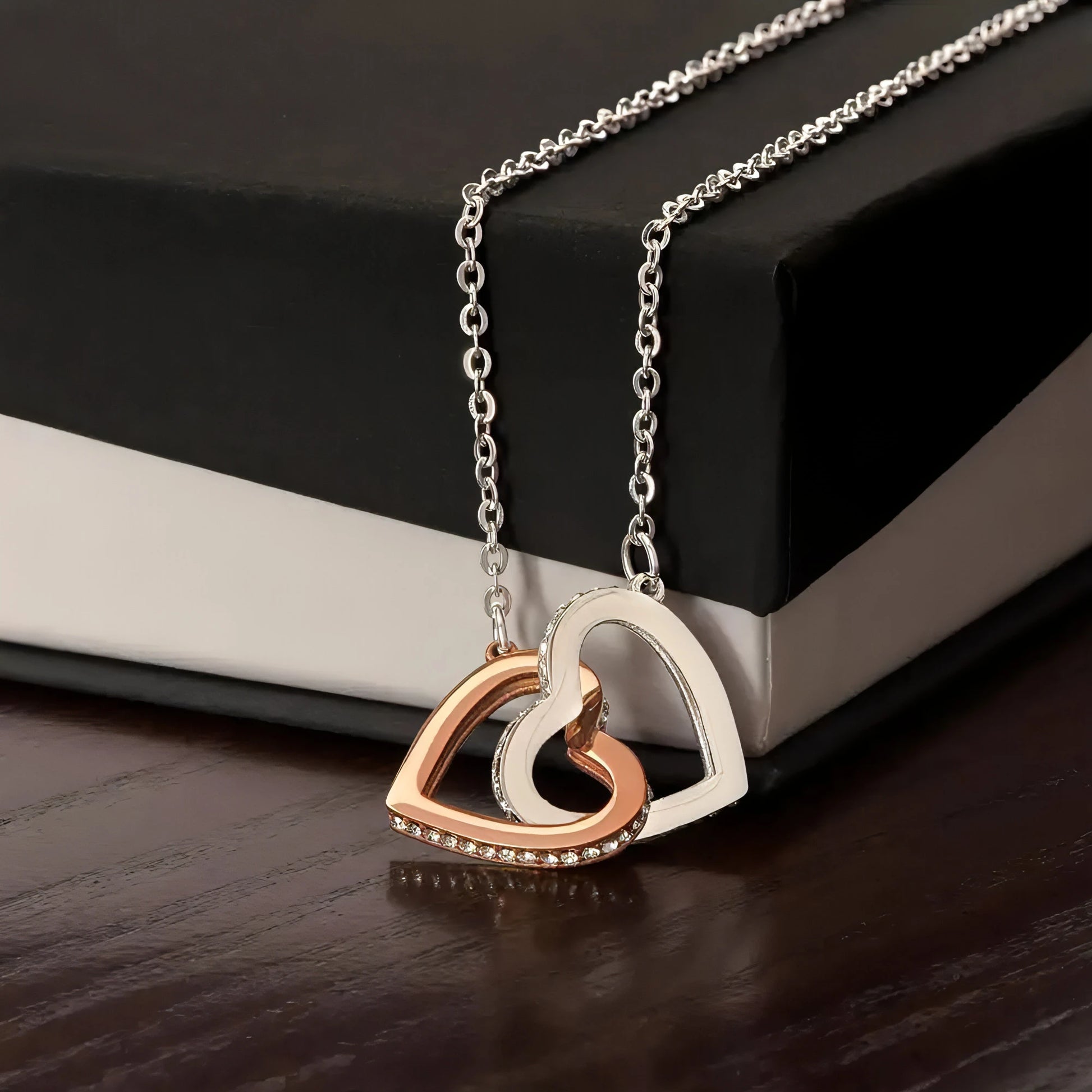 Interlocking Hearts Necklace - Allure SocietyNecklaces