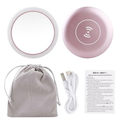 LED Makeup Mirror Wireless Charger - Allure SocietyMirrors