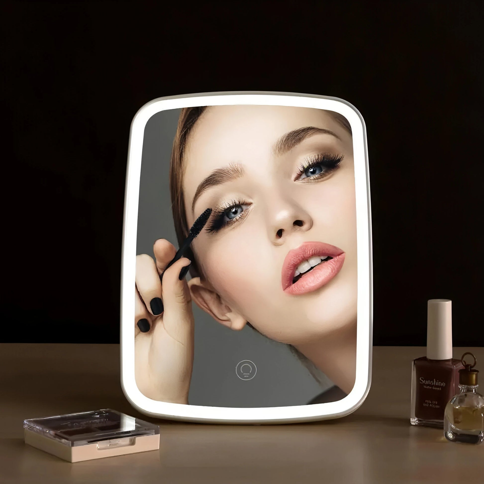 LED Touch - control Makeup Mirror - Allure SocietySmart Face Mirrors